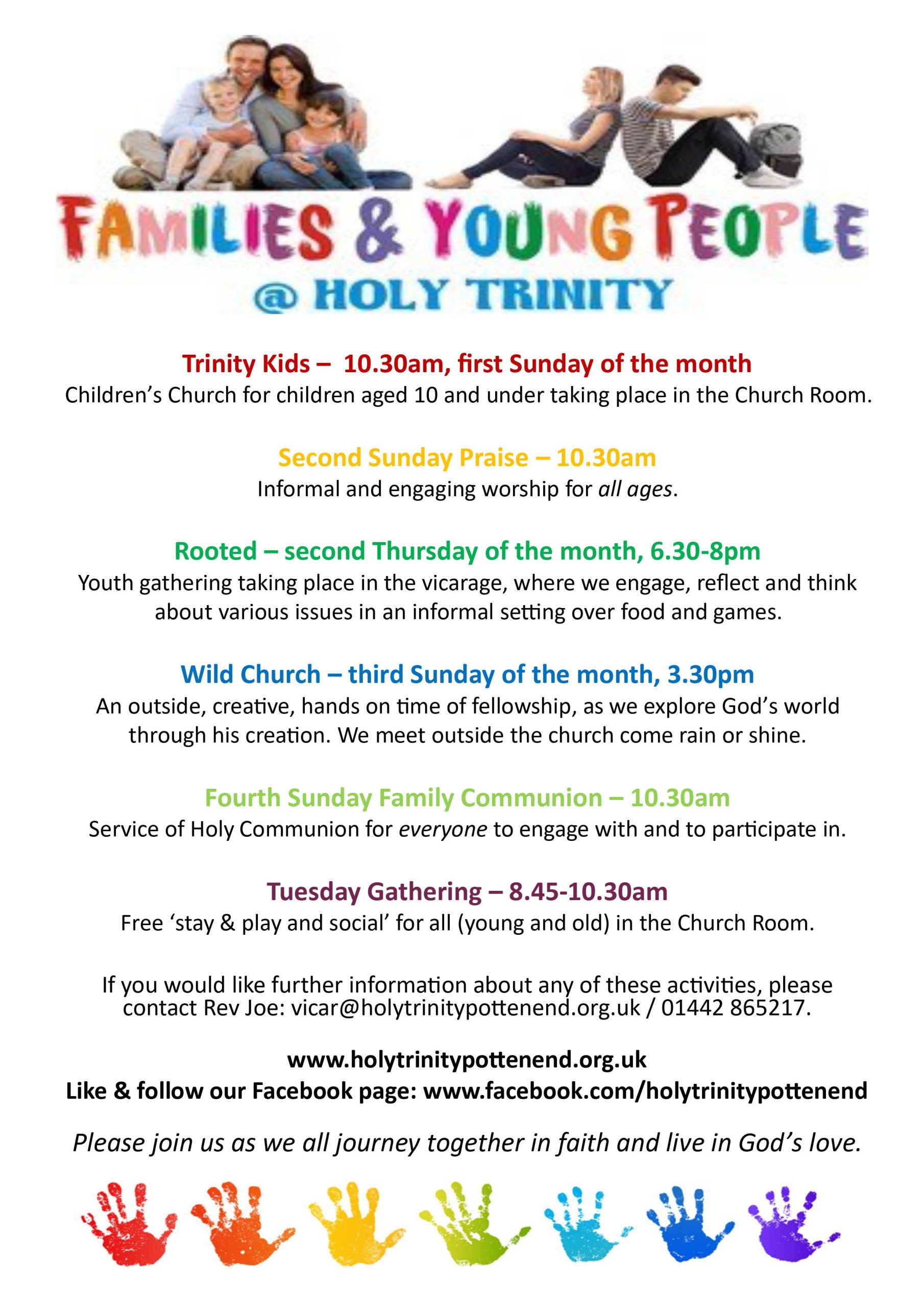 Families and young people @ Holy Trinity - Holy Trinity, Potten End