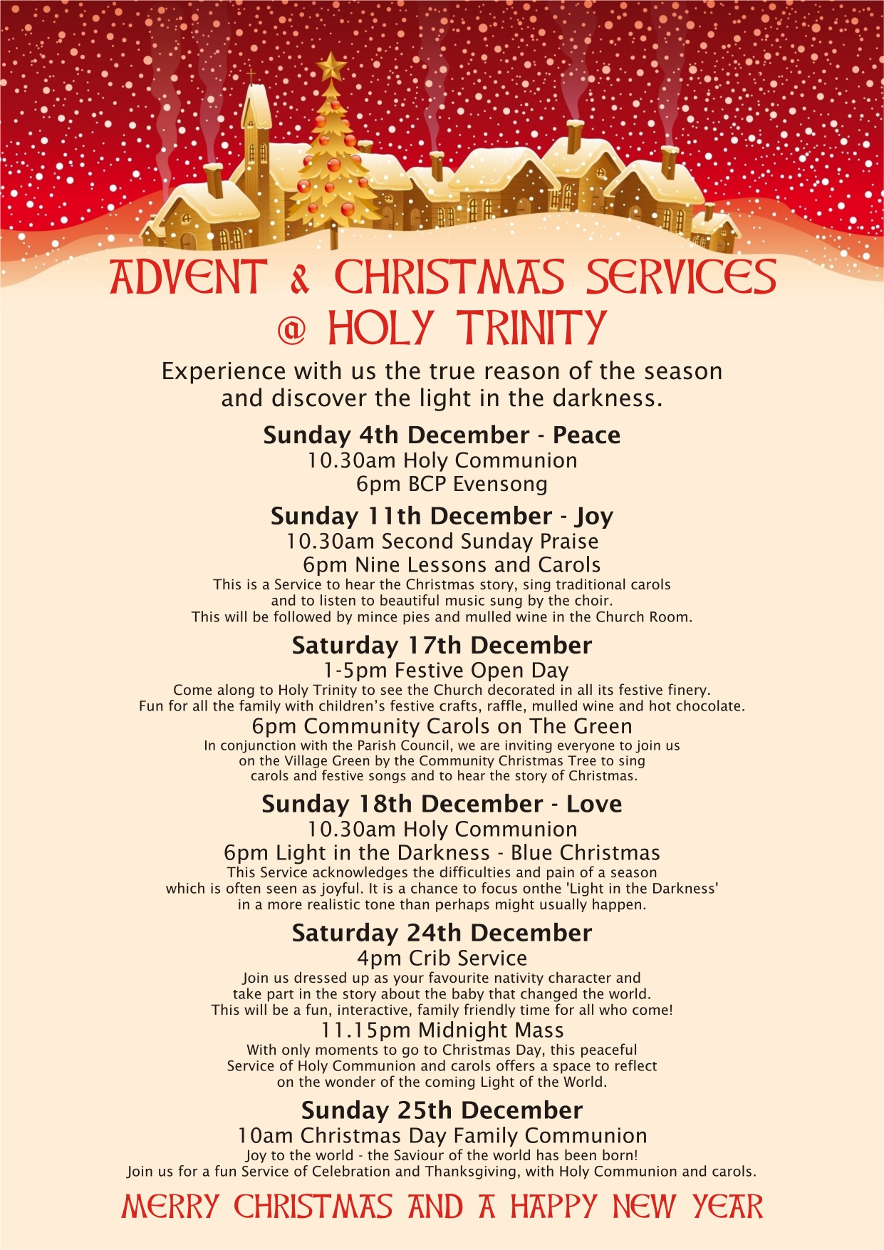 Advent and Christmas - Holy Trinity, Potten End